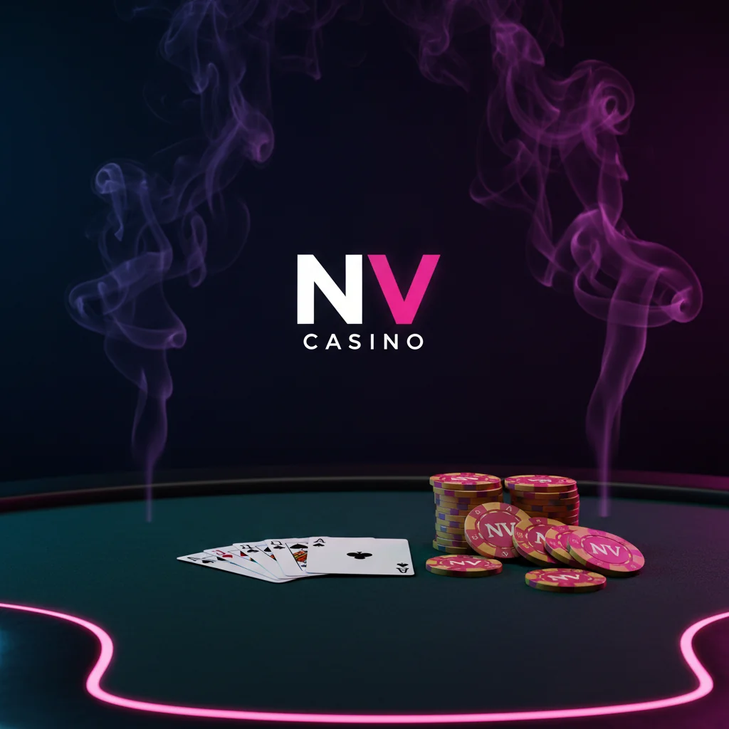 Κάρτες και chips σε πράσινο τσόχα — κωδικοί προσφοράς NV Casino