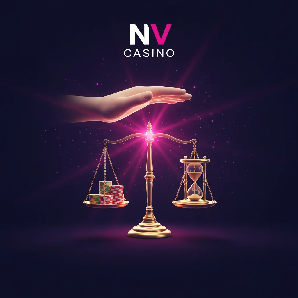 Ζυγαριά ισορροπίας με chips — υπεύθυνο παιχνίδι