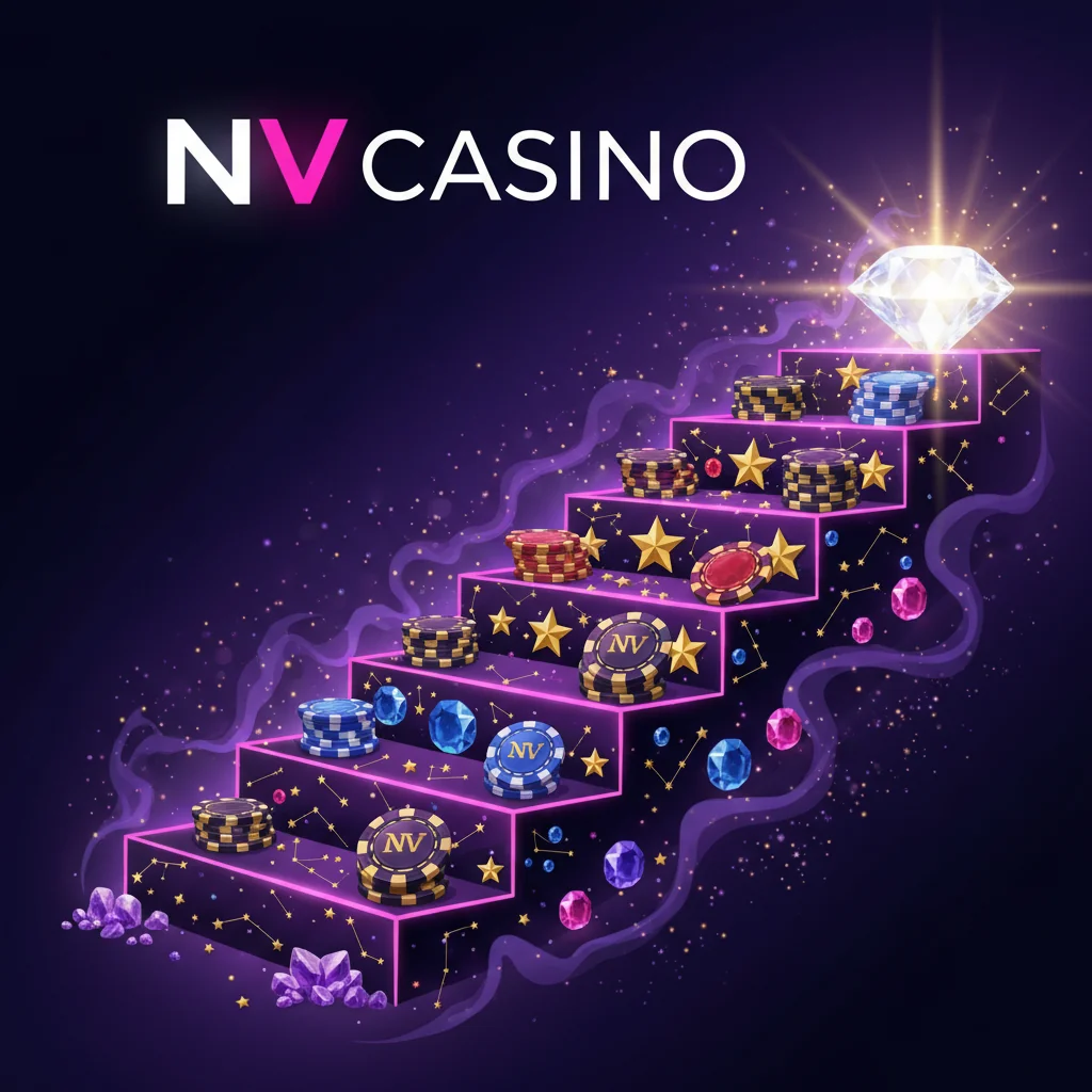 VIP σκάλα με NV Casino chips — δωρεάν περιστροφές πρόγραμμα
