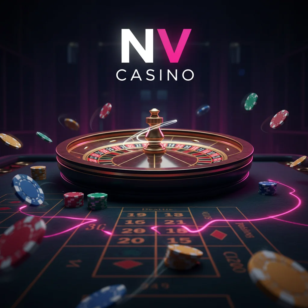 Τραπέζι ρουλέτας με chips — ζωντανή ρουλέτα NV Casino