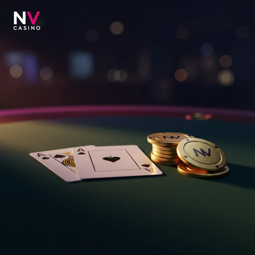 Άσος μπαστούνι με NV Casino chips — promo codes